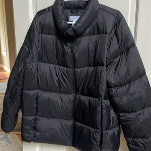 Puffer Black Jacket from Soma.  Size L